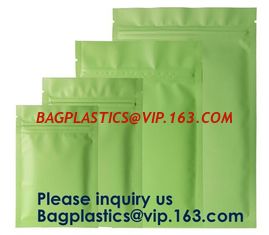 China 1 oz Matte white printing Loose Leaf Herbal Tea Packaging zip lock bag / Tea Leaf Bag,Herbal Child Proof Bag For Tobacco supplier