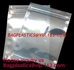 China Anti Static Shielding Bags ESD Anti-Static Pack Bag Zip Zipper Lock Top Waterproof Self Seal Antistatic Bags supplier