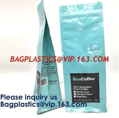 China Reusable Side Gusset Coffee Bag Inside Aluminum Foil Coffee Packing With Valve,Aluminum Foil Vacuum Packing Bag, Zipper supplier