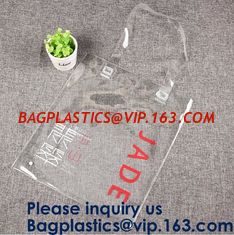 China Custom Logo Clear Pvc Shopping Tote Bag Grocery Bag Transparent Pvc Shopping Bags, Eco Hologram PVC Transparent Glitter supplier