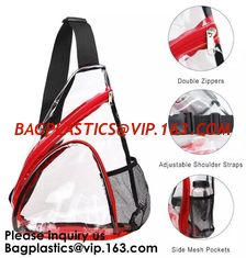 China Clear PVC backpack Stadium Approved Transparent Backpack,School Backpack Bag, Transfer Backpack Fashion transparent supplier