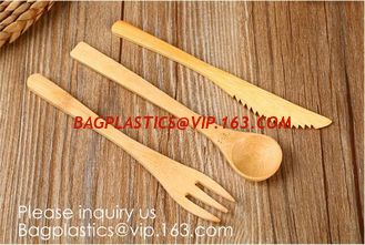 China Disposable Catering Bamboo Party Spoon Natural Bamboo Knife And Fork Honey Spoon,Biodegradable Bulk Birch Wood Spoon/For supplier