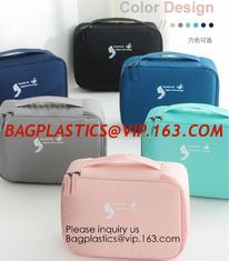 China Personalized Portable Bridesmaid Gift Canvas Cosmetic Bag,Washed Canvas Toiletry Cosmetic Bag, Bagease, bagplastics supplier