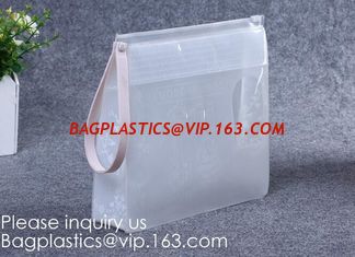 China Vinyl Document Newspaper File Pen Zipper Bags,Coin Bag Pvc Slider Zipper Waterproof Pouch Bag, Ecofriendly Non-toxic supplier