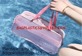 China Mini Small PVC Transparent Plastic Cosmetic Organizer Bag Pouch With Zipper Closure,Travel Toiletry clear pvc Makeup Bag supplier