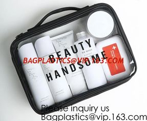 China Travel Accessory Cosmetic Bag Waterproof Makeup Pouch Cactus Flamingo Wash Kits Organizer,OEM promotion bag clear pvc cu supplier