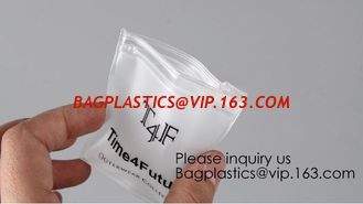 China Small Slider Zipper Closure Bags, Outerwear Collection Bags, Zipper bags, Zip lock closure bags, Zip pack, pack bags supplier