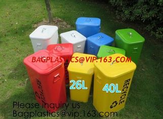 China Garbage Waste Bin Big Capacity Stainless Steel Trash Can Powder Coating Steel Dustbin Litter Bin Stainless Steel Trash C supplier