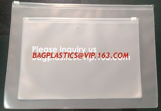 China Waterproof Clear Plastic Zip Lock PVC A5 Document File Zipper Bag,Stationary Pen Pencil Packaging Bags,holder, case,pac supplier