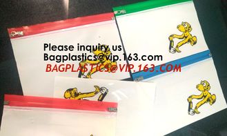 China Vinyl Metal Zip Sider Packaging Bag,Clear Large Butterfly Hook Pvc Vinyl Metal Zip Sider Packaging Bag metallic foil Zip supplier