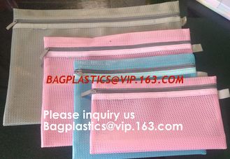 China A4 Office File Folder Zip Lock Mesh Color Package Clear PVC Document Bag,File Folder Mesh Document Bag Clear Bag Button supplier