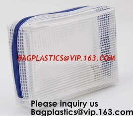 China Eco friendly material documents pouch/plastic file pockets for kids,Eco friendly material PVC mesh bag, bagease, pack supplier