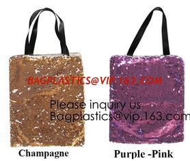 China Fashion Bling Sublimation Strapping Sequin Drawstring Backpack Bag,Glitter Mermaid Flip Sequin Bag Outdoor Shoulder Reversib supplier