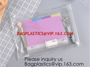 China Eco-friendly Frosted EVA Cosmetic Pouch Bags With Zipper Top,EVA bag Transparent zipper travel pvc cosmetic bag, bagease supplier
