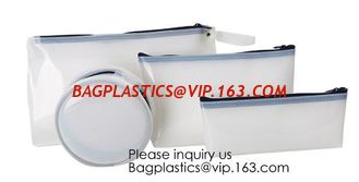 China Eco Material EVA Cosmetic Packaging Zipper Bags Made In China,Plastic Bag For Cosmetic/Swimwear/Document Zipper Pouch supplier