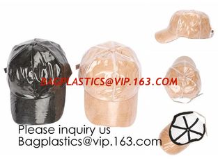 China New Design Custom Tyvek&amp;Pvc Hat/Adjustable Clear Pvc Baseball Cap/Washable Tyvek Paper Hat, bagease, bagplastics, pak supplier