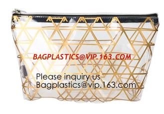 China Fashion Lady Beautiful Transparent Eco Friendly EVA Cosmetic bag,PVC Zipper Cosmetic Makeup Tote Bags, bagease, bagplast supplier