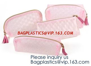China Women EVA Luxury Travel Cosmetic Bag Waterproof Toiletry Bag Mesh Bag With Zipper,Beauty top quality premium metal zippe supplier