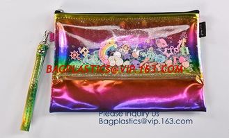 China China Supplier EVA pouch customized Cosmetic Makeup Bag toiletry bag,Vinyl Waterproof makeup pouch Portable EVA Women Co supplier