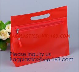 China Popular Pvc/Eva Cosmetic Bag With Zipper Waterproof Eco-Friendly Glossy Zipper Bag,Frame Transparent EVA Cosmetic Zipper supplier