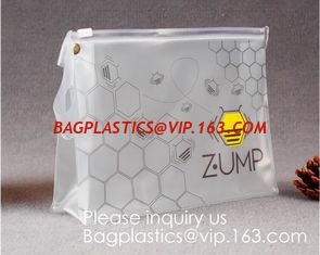 China BPA Free EVA Bag PVC Slider Zip Lock Bag PVC Nylon Zipper Bag PVC Cosmetic Bag PVC Shopping Bag Press Button Bag Sewing supplier