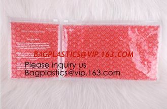 China Cosmetic Packing Laser PVC Make Up Bag With Zipper Top Heart-Shaped Air Bubble Packaging Bag, bagease, bagplastics supplier