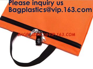 China Cash Money Reusable Deposit Security Locking Factory Custom Made Bank Locking Night Deposit Bag With Lock, bagease supplier