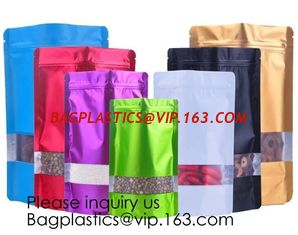China Heat Seal Flat Pocket Mylar Foil Open Top Packaging Bags Coffee Tea Food Storage Aluminum Foil Vacuum Pouch Bag  bagease supplier