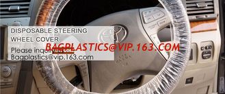 China Car Steering Wheel Cover For Universal Disposable Plastic Covers,eavy 4 mil 100% American Protective Cover Auto Adhesive supplier