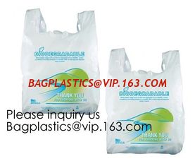 China Compostable Grocery T-Shirt Bags, Eco Friendly, Biodegradable, 2 Gal - 4 Gal Small Clear Trash Bags Office, Bulk supplier