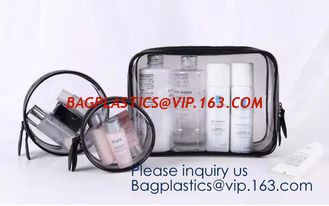 China Makeup Bags, TSA Approved Transparent Travel Toiletry Bag, Waterproof PVC Cosmetic Pouch Organizer, Quart Size Durable Z supplier