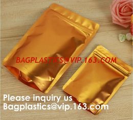 China Semi-Clear Window Hang-Hole Stand-Up k Pouch,Aluminum Packaging Bags Laser k Stand up Resealable Pouches wit supplier