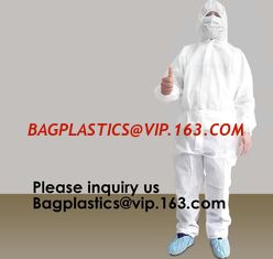 China Non-Woven Disposable Overalls,Cleaing Protective Coveralls Clothing for Painting Polishing,Epidemic Prevention Breeding supplier