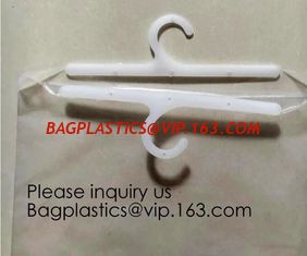 China PVC/EVA Plastic Cloth Underwear Hanger Packaging Bag With Snap Button,Eco-Friendly Pvc Pvc/Eva Hook Garment Bag,Customiz supplier