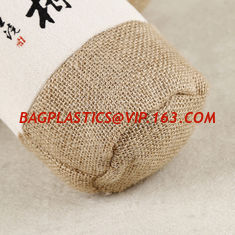 China Burlap Gift Bags Wedding Hessian Jute Bags Linen Jewelry Pouches with Drawstring for Birthday, Party, Wedding Favors, Pr supplier