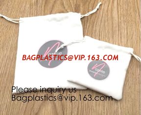 China Cream Drawstrings Velvet Bags for Jewelry, Gift, Wedding Favors, Candy Bags, Party Favors,screen printed, hot stamped supplier