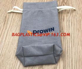 China Durable Cotton Drawstring Tote Bags,Thick Single Drawstring Muslin Bags&quot;Premium Quality Linen and Bags MULTIPURPOSE pack supplier