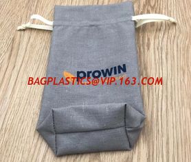 China Durable Cotton Drawstring Tote Bags,Thick Single Drawstring Muslin Bags"Premium Quality Linen and Bags MULTIPURPOSE pack supplier