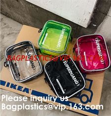 China Vinyl Tote Bags Shoulder Handbag,Gym Zippered Tote Bag with Adjustable Shoulder Strap and Wrist Strap for Work Sporting supplier