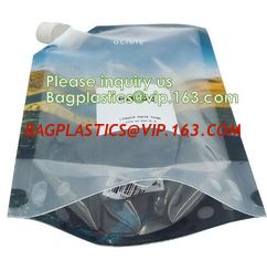 China Flat Bottom bag Self sealing bag aluminum foil bag Spout &amp; nozzle bag Quad seal bag  Biodegradable, Compostable, Corn st supplier