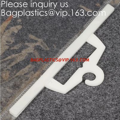 China Custom Logo Printing EVA Garment Underwear Clothes Packaging Transparent Button Pvc Soft Plastic Hanger Hook Bag Package company