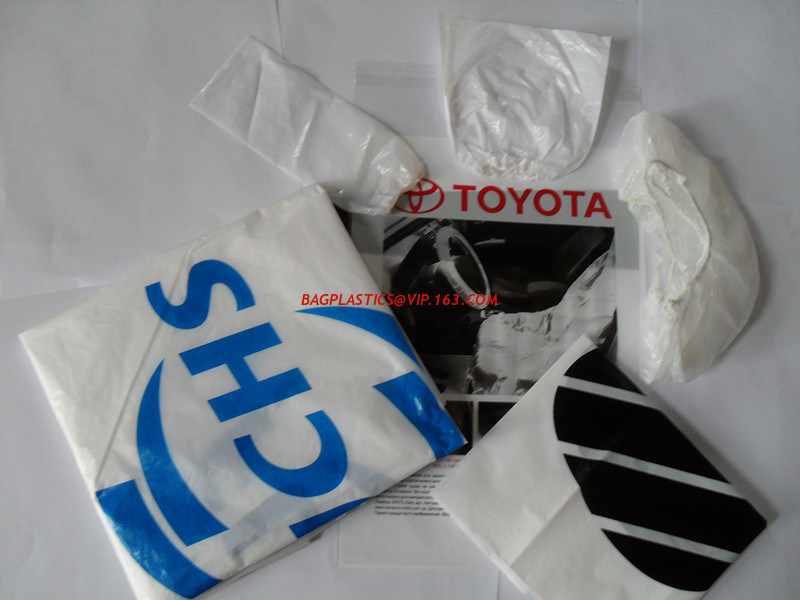 Disposable Plastic Automotive Tire Bag,Disposable Car Seat Cover Plastic, Polythene disposable