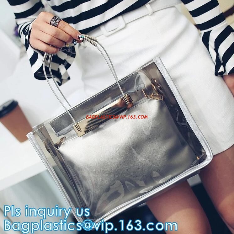 promotional pvc handbag for christmas, Shoulder Handbag with Interior