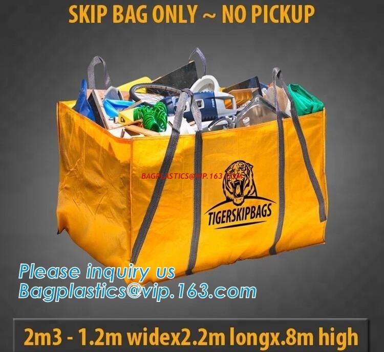 Eco friendly garbage dumpster Bag skip Bag for construction rubbish