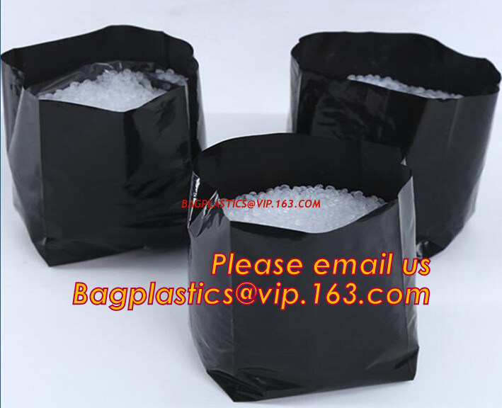 polyethylene black grow bags plastic plant pot seeding nursery bags