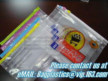 slider zipper bag with white printing for food storage, Shopping / Food / Snacks / Vegetables / Coffee / Gifts / Clothes supplier