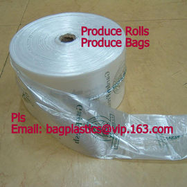 Supermarket Shopping Fresh Fruit Vegetable Packaging Plastic Bag On Roll Polythene Bags, Ldpe Bags, Hdpe Bags, Food Serv supplier