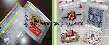 slider zipper bag with white printing for food storage, Shopping / Food / Snacks / Vegetables / Coffee / Gifts / Clothes supplier