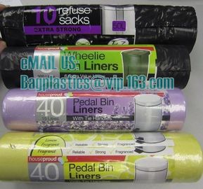 Roll Bags, Bin Liners, Nappy Bags, Nappy Sack, Diaper Bag, Alufix, Rubbish Bag, Garbage Eco Friendly In Low Price Plasti supplier