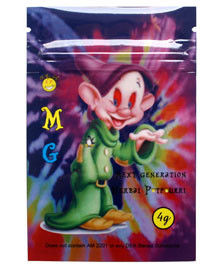 SCOOBY SNAX Herbal Incense Bags, Herbal Incense Bags, Foil Laminated Bags, Zipper Bags Aluminum Foil k Herbal Ince supplier